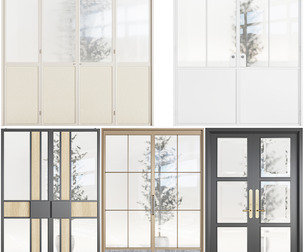 Set Modern Door 08