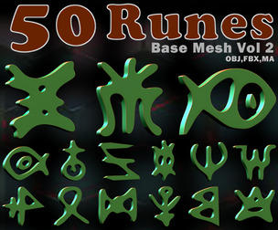 50 Runes Base Mesh Vol 2