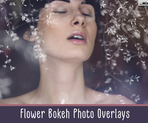 Flower Bokeh Photo Overlays