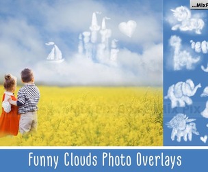 Funny Clouds Photo Overlays