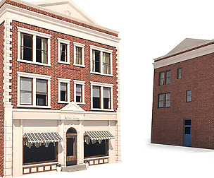 Apartment Building 157 Low Poly 3d Model