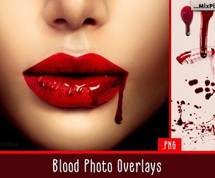 Blood Photo Overlays