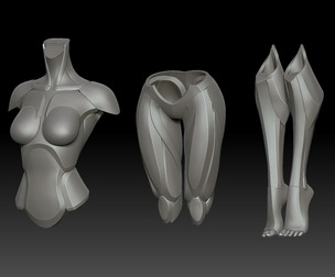 Stylized Female Anatomy