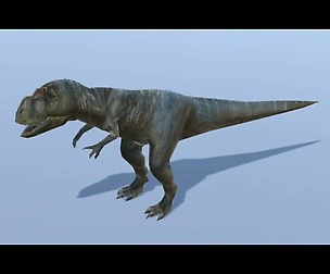 LowPoly Dinosaur Allosaurus
