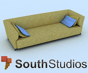 LowPoly Couch A01