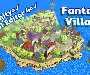 Hand-Painted Fantasy Village Pack