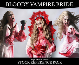 The Vampire Bride - Stock Model Reference Pack  2