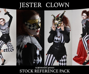 Circus Jester - Stock Model Reference Pack