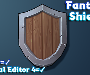 Hand-Painted Fantasy Shields