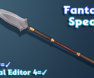 Hand-Painted Fantasy Spears