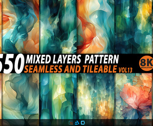+550 Mixed layers pattern | Vol3 | 8K Res
