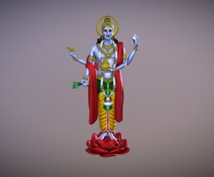 Salvia Dhanvantari Statue for 3D print