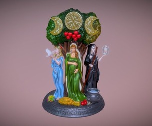 Celtic Triple Goddess Mother Elder and Maiden