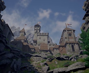 (UE4) Castle Fortress - Game Ready