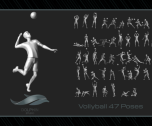 volleyball Man 47 figure Set 01