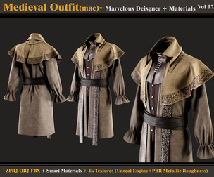Medieval Outfit-Models+ Materials