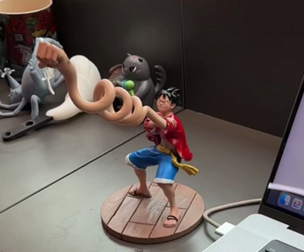 Luffy Penholder - One Piece Fan Art 3D print model