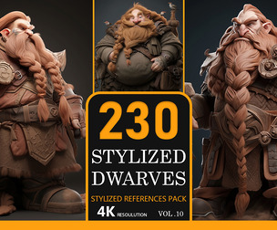 230 Stylized Dwarves Vol.10