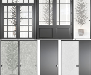 Set Modern Door 09