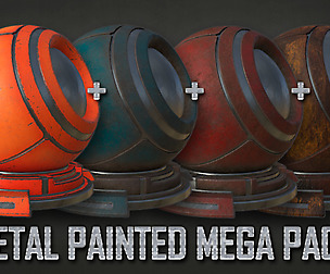 PBR Metal Painted Mega Pack