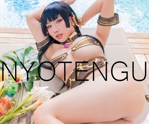 Dead or alive DOA Nyotengu Foreign Swimsuit cosplay HaneAme