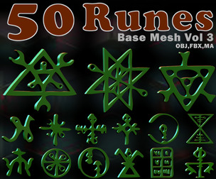 50 Runes Base Mesh Vol 3