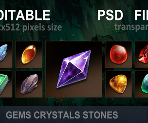 Gems Crystals Stones