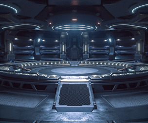 Sci-fi Hangar Rework Scene