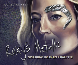 Roxy's Metallic Brushes & Palette | Corel Painter