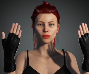 Power of the Beautiful and Sexy 3D Girl Fighter