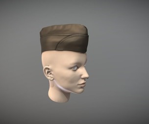 Garrison Cap 3D printable