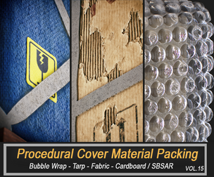 Cover Material (Bubble Wrap - Tarp - Cardboard)