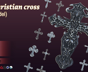 30 Christian cross 3D model Vol 3