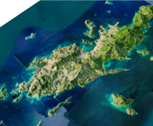 Saint Thomas Island full 3d model terrain