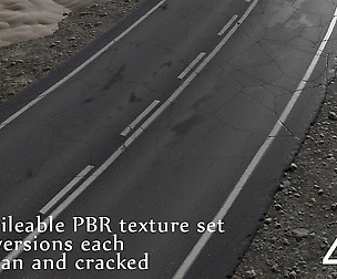Road texture pack (PBR)