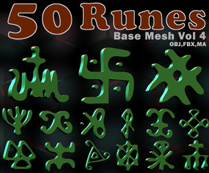 50 Runes Base Mesh Vol 4