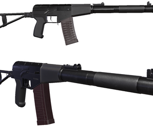 3D model for the game VSS Val