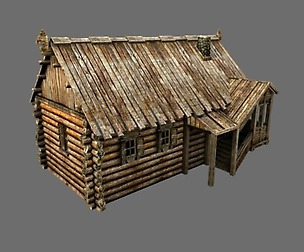 Wooden Village House