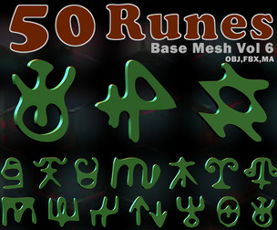 50 Runes Base Mesh Vol 6