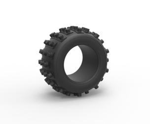 Dune buggy rear tire 31 Scale 1:25