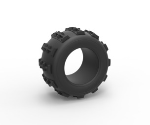 Dune buggy rear tire 32 Scale 1:25