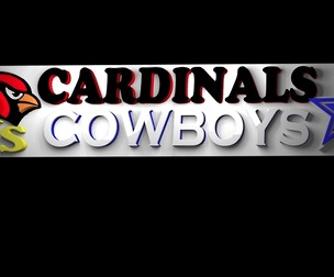 Cardinals Vs Cowboys banner