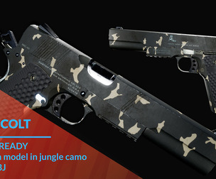 911 COLT Low-poly 3D model