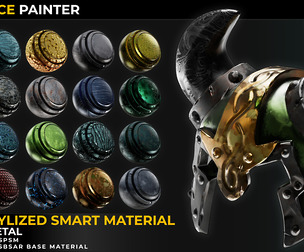 20 Stylized Smart Materials Metal Vol 05