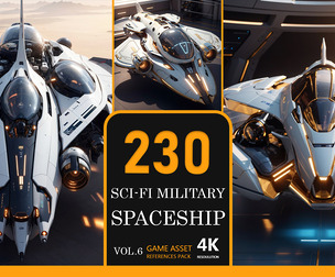 Sci-Fi Military Spaceship