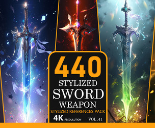 Stylized Sword weapon