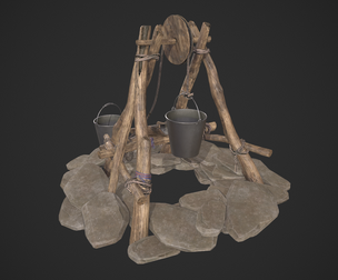 Primitive Makeshift Well
