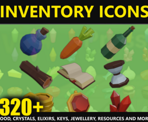 320+ Stylized Inventory Icons
