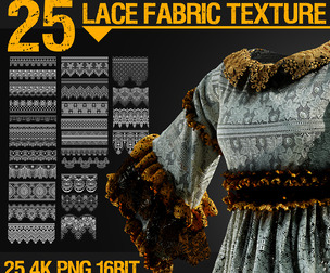 25 lace fabric texture_vol_01 - trim, texture