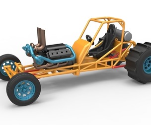 Dirt Dragster Scale 1:25